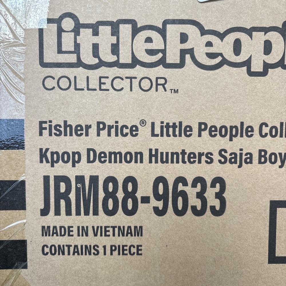 Fisher Price KPop Demon Hunters Saja Boys Little People Collector IN HAND SHIPS